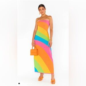NWT Show Me Your Mumu Island Nights Tube Dress